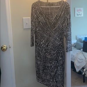 Black and white dress